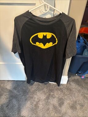 Batman Black and Yellow Short Sleeve Tee